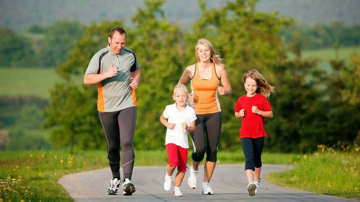 Man jogging in the morning for fitness and health