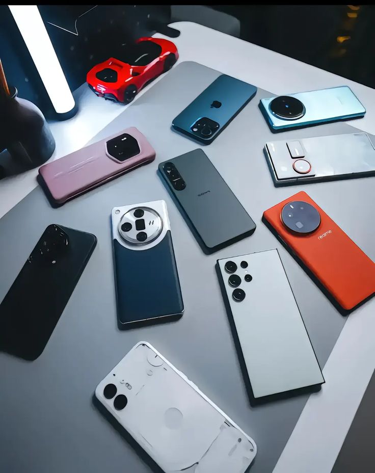 Person using a smartphone, symbolizing mobile technology and innovation on the about page.