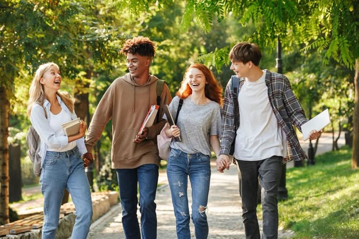 Group of people enjoying humor and life with meaningful laughter quotes